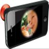 Rollei Fish-Eye Lens for Apple iPhone 4 / 4S Red view 2
