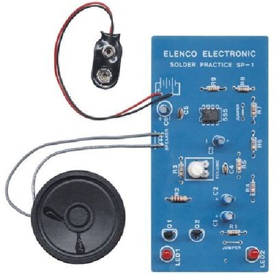 ELENCO SP-1A/CS2 (CLASSPACK of 2) Learn to Solder - Practical Soldering Project Kit