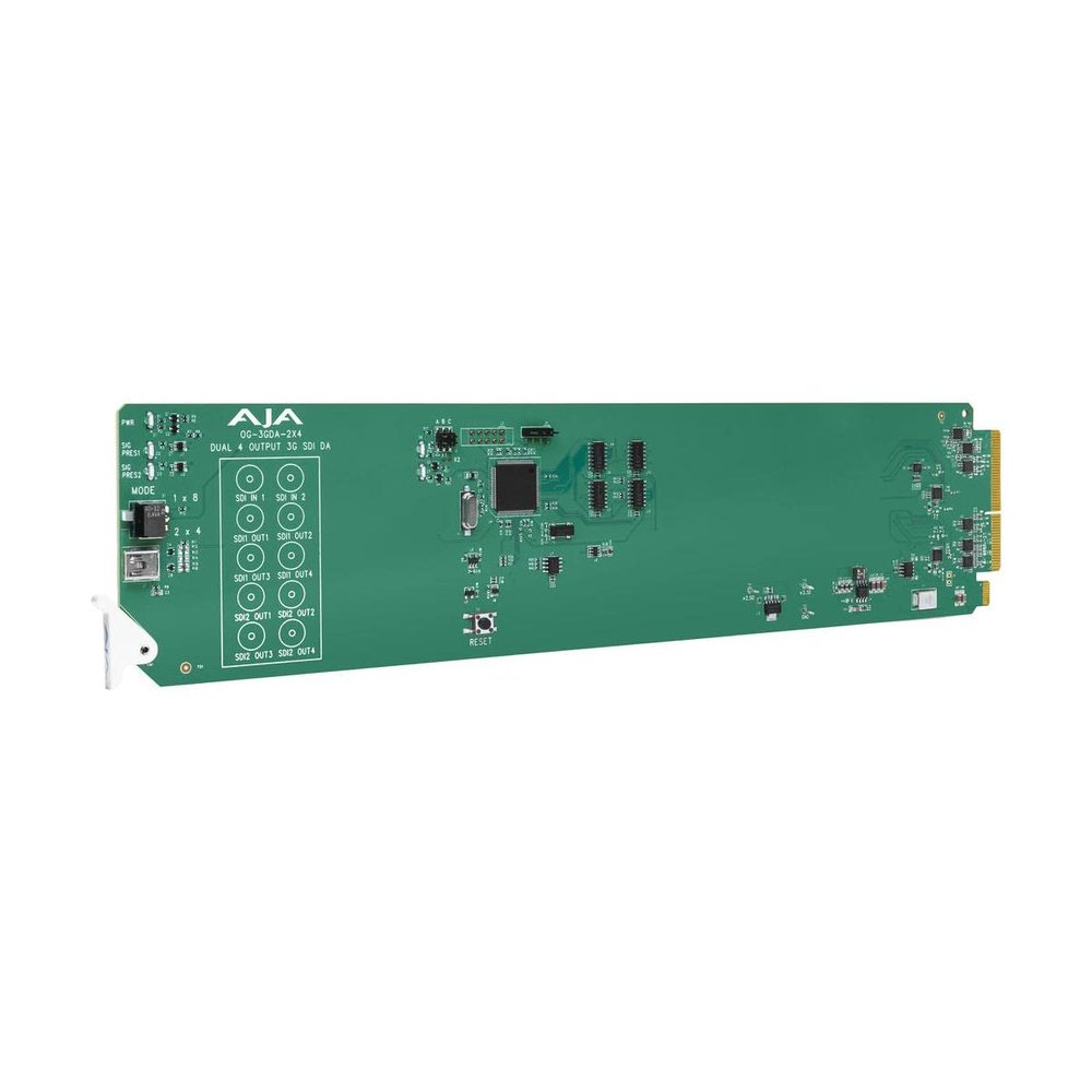 AJA OG-3GDA-2X4 openGear 2x4 or 1x8 3G-SDI Reclocking DA, Dashboard Support