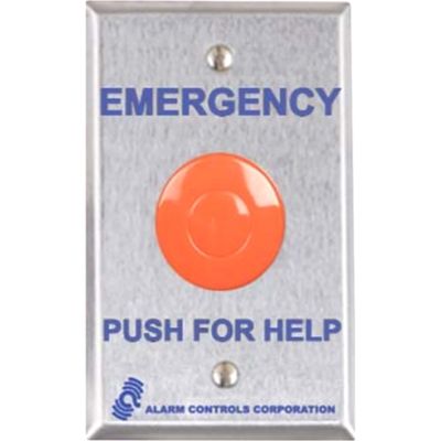 ALARM CONTROLS PBM-2 MOMNTRY PNIC BTTN W/2 N/O CNCT