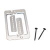 Erico MPLS Plain Steel Wallmount 1-Gang Low Voltage Mounting Plate Caddy view 1