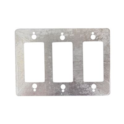 Wiremold Legrand RFB119-3GFI GFI Receptacle Device Plate 3-Gang