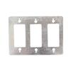 Wiremold Legrand RFB119-3GFI GFI Receptacle Device Plate 3-Gang view 1
