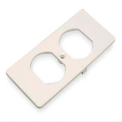 Duplex Receptacle Cover, Ivory