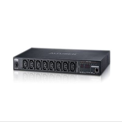 ATEN eco PDU PE6108G 8-Outlets PDU-TAA Compliant - Network (RJ-45) - 1U - Rack-mountable