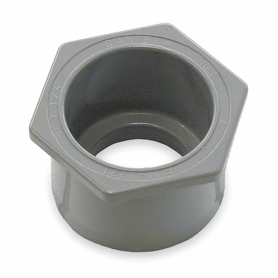 Reducer, 1-1/4 X 1 In Conduit, Pvc