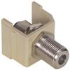 HUBBELL SFFEX Connector SNAP-in Mini F Electric Ivory view 1