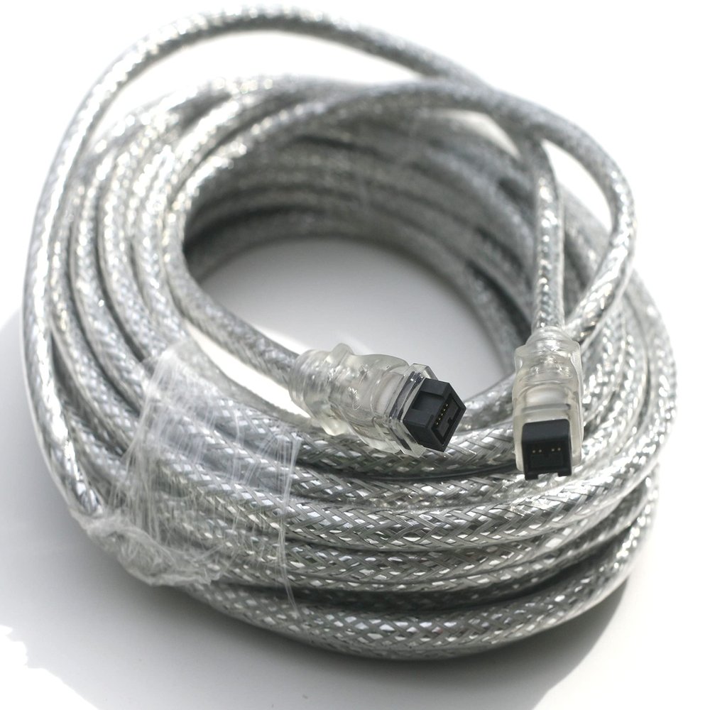 PCCables Firewire 800 IEEE 1394B Cable (9pin 9pin) - 10 Meter 33 Feet