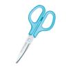 PLUS FITCUT CURB Easy grip [Standard] for Left-handed SC-175SL Blue | Sharp cutting and optimal comfort scissors - [Japan Import] view 1
