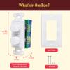 Pyle Home In-Wall Speakers With Dual Knob and Independent Volume Control Plate - 120W Load Handling, Dual Stereo Channel, Smooth Rotary Knobs, Universal Wall Plate - PVCD15 view 2