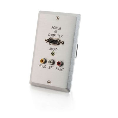 C2G/Cables to Go 29383 Wall Plate Transmitter, Aluminium