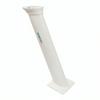 SEAVIEW AFT Raked 36" White Modular Mount | Designed for Closed Dome radars, Starlink, Small satdomes, Cameras | Top Plate Required | PMA3610M1 view 1