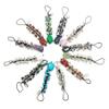 Gemini Birthstone Crystal Charm - Chrysocolla Howlite view 3