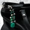 Gemini Birthstone Crystal Charm - Chrysocolla Howlite view 4