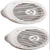 Jensen MS6007WR 6.5 Coaxial Marine Speakers, 60 Watts, White, Sold as Pair view 1