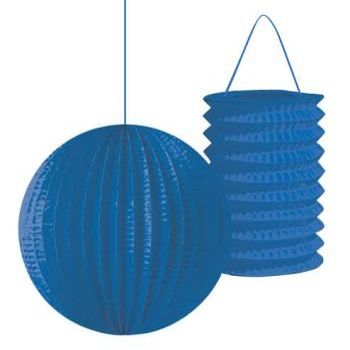 Paper Lantern Set, Blue
