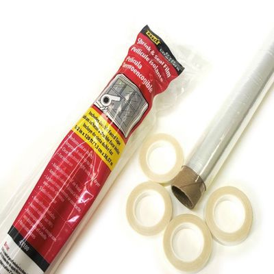 M-D Building Products 43100 62 in. x 25 ft. Polar Block Clear Film with Tape Shrink and Seal for Windows