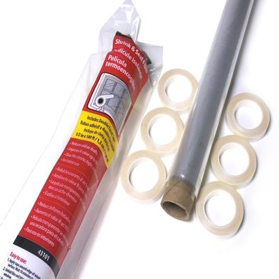 M-D Building Products 43101 84 in. x 25 ft. Polar Block Clear Film with Tape Shrink and Seal for Windows