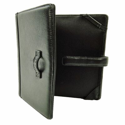 BODHI Italian Leather Kindle Book Jacket Cover Black [Electronics]