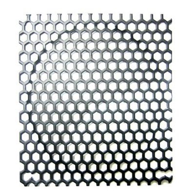 140mm Steel Mesh Filter Grill w/large Honeycomb 6mm holes - Black