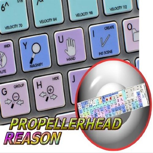 APPLE SIZE KEYBOARD STICKER PROPELLERHEAD REASON GALAXY SERIES
