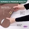 CCS Waterproof Canvas Tarp Cover  Heavy Duty Duck Cloth, Waxed Canvas Tarpaulin with Rustproof Brass Grommets for Camping, Construction, Equipment & Outdoor Use (Brown, 6x8 Ft) view 2