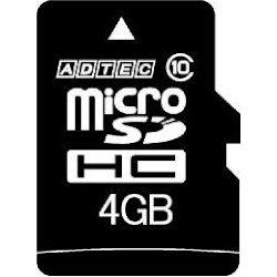 AD TECH MicroSDHC Card GB Class SD Memory Card Converter Adapter AD mrhqm4g/10