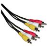 BeMatik Stereo Audio + Video Cable 15 m (3xRCA-M/M) view 2