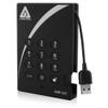 Apricorn A25-3PL256-1000 1TB AES-XTS PADLOCK SECURE USB 3.0 256BIT ENCRYPT TAA COMP view 4