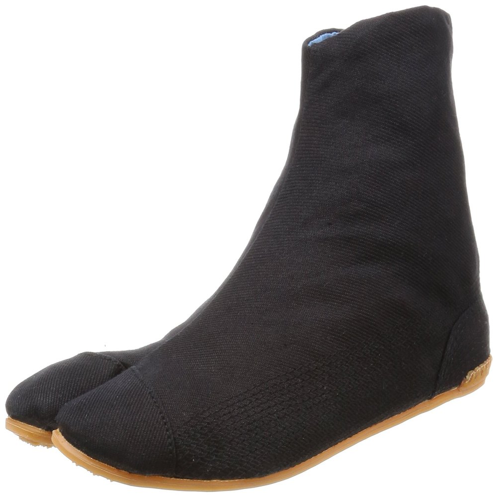 Rikio Ankle Ninja Boot Outdoor Tabi - AIR TABI FIT, 5 Clips - 24.5cm JP, Black