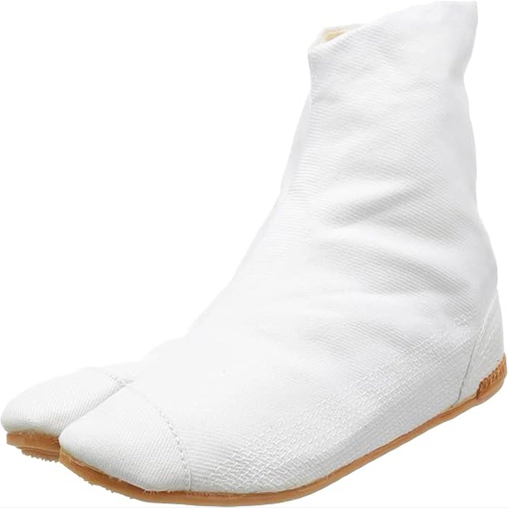 Rikio Ankle Ninja Boot Outdoor Tabi - AIR TABI FIT, 5 Clips - 23.5cm JP, White