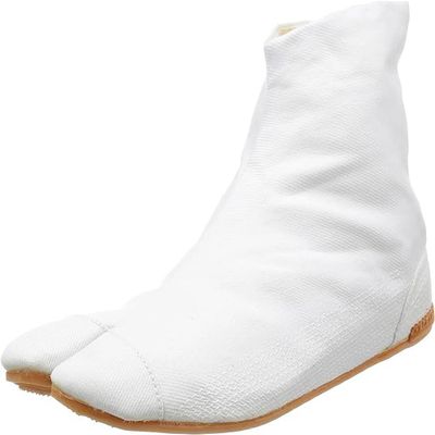 Rikio Ankle Ninja Boot Outdoor Tabi - AIR TABI FIT, 5 Clips - 28.0cm JP, White