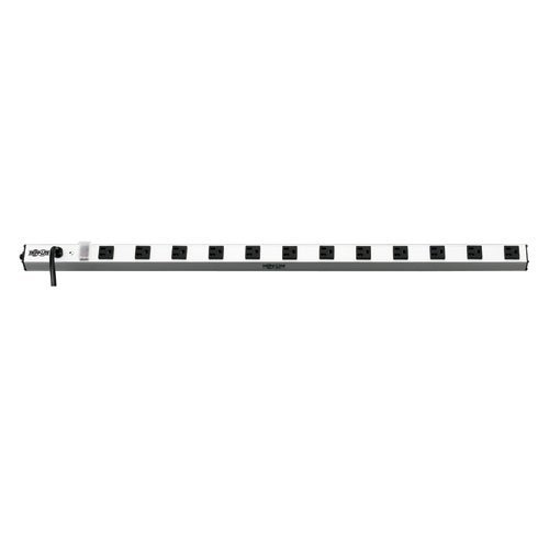 TRIPP LITE, POWER STRIP, 120V 5-15R 12 OUTLET, 15 FT CORDM VERTICAL METAL, OURM