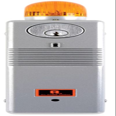 Alarm Lock PG21MSS Alarm Lock PG21S Pilfergard 95 Decibel Dual Piezo Siren Surface Mount Door Alarm with Amber Strobe Light