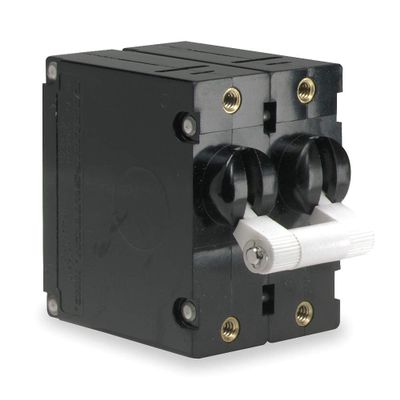 Circuit Breaker, Magnetic, 15A, 1-1/2 in W
