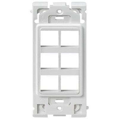 Leviton RE640-WW6 6PORT Renu Insert WH