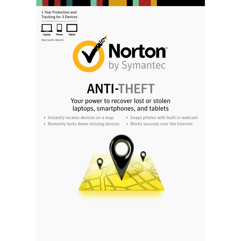 Symantec Norton Antitheft 1U 3Lic card