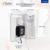 Safety Innovations Twin Door Baby Safety Outlet Cover Box for Babyproofing Outlets - More Interior Space for Extra Large Electrical Plugs and Adapters - Easy to Install - Easy to Use, (1-Pack) view 2