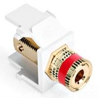 Leviton 40833-BWR Gold Plated Snap-in Binding Po