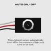 120 Volt Dusk to Dawn Photocell Photoeye Light Sensor Switch, Auto On/Off, Use with Fluorescent, Incandescent or LED Bulbs, Use in Light Posts and Poles view 4