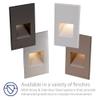 WAC Landscape Lighting, LEDme 120V LED Vertical Indoor and Outdoor Step and Wall Light 3000K Built-in LED in Brushed Nickel view 4