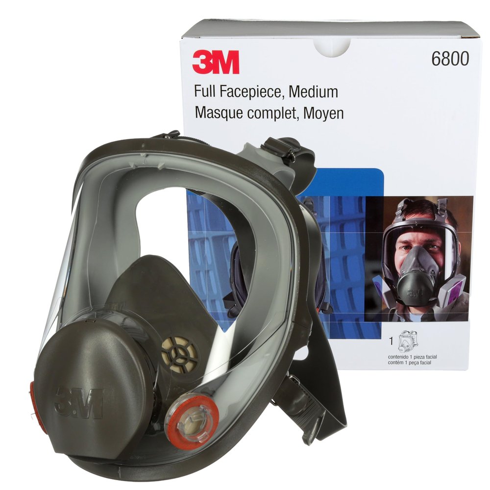 3M Full Facepiece Reusable Respirator 6800, NIOSH, Medium