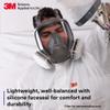 3M Full Facepiece Reusable Respirator 6800, NIOSH, Medium view 3