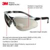 3M Safety Glasses with Readers, BX, +2.0, ANSI Z87, Anti-Fog Anti-Scratch Gray Lens, Silver Frame, Adjustable Length Temples and Lens Angle view 2