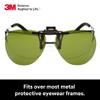 3M Safety Glasses, Infrared Welding Flip-Up Infrared Shade 3 Lens, ANSI Z87, Fits Over Most Metal Protective Eyewear view 4