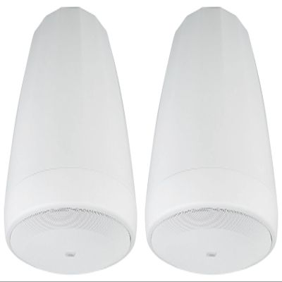 JBL Professional C67P/T-WH Extended Range Full-Range Hanging Pendant Speaker, White, Sold as Pair