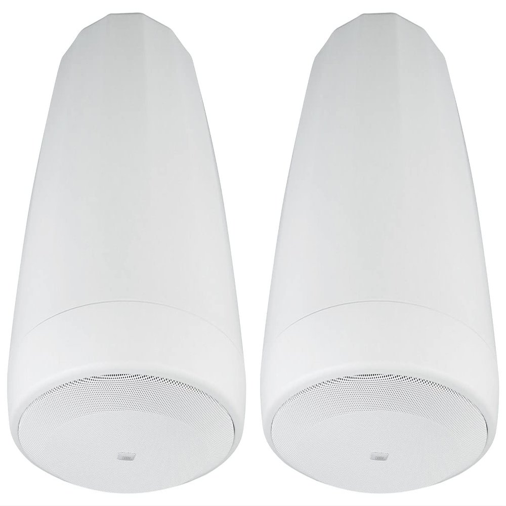 JBL Professional C67P/T-WH Extended Range Full-Range Hanging Pendant Speaker, White, Sold as Pair
