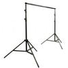 2400 Watt Video Photography Continuous Lighting 3 Softbox Light Kit with 10x12 Black Muslin Support Stand System Case H9004S3-1012B view 2