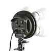 2400 Watt Video Photography Continuous Lighting 3 Softbox Light Kit with 10x12 Black Muslin Support Stand System Case H9004S3-1012B view 4