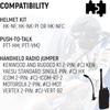 Rugged Radios NASCAR Wired Car Harness - Connects Helmet Kit Push to Talk and Two Way Handheld Radio for Racing Communication Electronics view 4